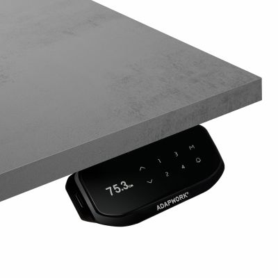 Комп'ютерний стіл Регульований ADAPWORK Smart 2 Motor AdapDesk 138х68 18мм Smoky Gray, Snow White (1061489098) недорого