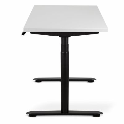 Комп'ютерний стіл Регульований ADAPWORK Smart 2 Motor Pro Max AdapDesk 136х66 36мм Crystal White, Space Black (1061488893) дешево