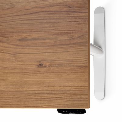 Комп'ютерний стіл Регульований ADAPWORK Smart 2 Motor Pro Max AdapDesk 136х66 36мм Golden Wood, Snow White (1061488894) с доставкой