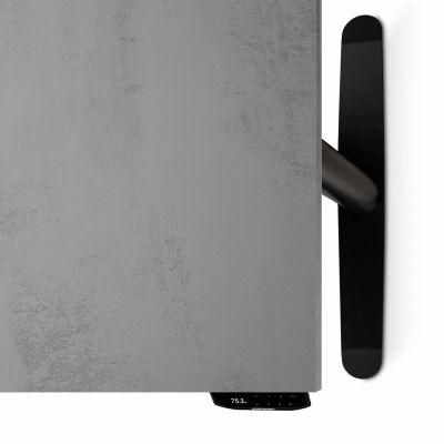 Комп'ютерний стіл Регульований ADAPWORK Smart 2 Motor Pro Max AdapDesk 136х66 36мм Smoky Gray, Space Black (1061488891) с доставкой