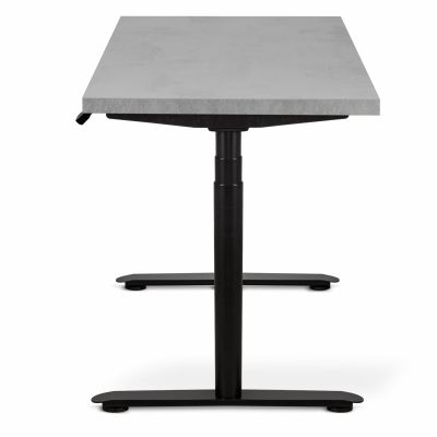 Комп'ютерний стіл Регульований ADAPWORK Smart 2 Motor Pro Speed AdapDesk 136х66 36мм Smoky Gray, Space Black (1061488901) дешево
