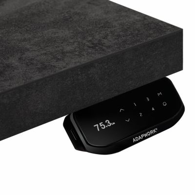 Регульований стіл ADAPWORK Smart 4L 2 Motor AdapDesk 136х66 36 мм Carbon Black, Space Black (1061489111) недорого