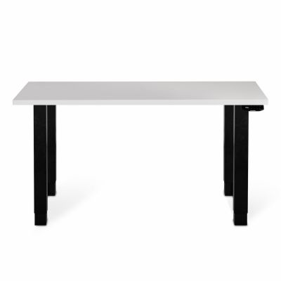 Регульований стіл ADAPWORK Smart 4L 2 Motor AdapDesk 136х66 36 мм Crystal White, Space Black (1061489109)