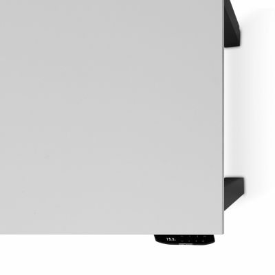 Регульований стіл ADAPWORK Smart 4L 2 Motor AdapDesk 136х66 36 мм Crystal White, Space Black (1061489109) с доставкой