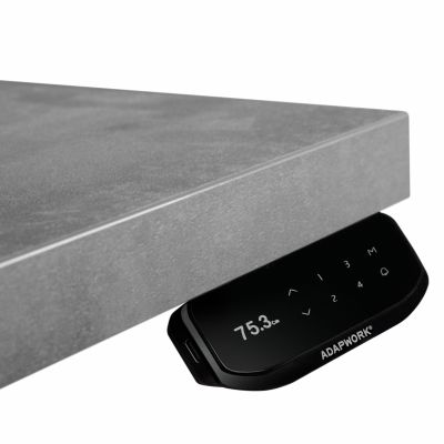 Комп'ютерний стіл Регульований ADAPWORK Smart 4L 2 Motor AdapDesk 136х66 36 мм Smoky Gray, Snow White (1061489106) недорого
