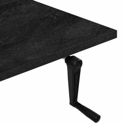 Комп'ютерний стіл Регульований ADAPWORK Smart Manual AdapDesk 138х68 18мм Carbon Black, Space Black (1061489142) недорого