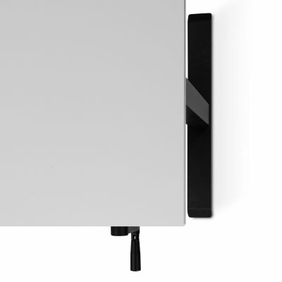 Комп'ютерний стіл Регульований ADAPWORK Smart Manual AdapDesk 138х68 18мм Crystal White, Space Black (1061489139) с доставкой