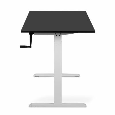 Комп'ютерний стіл Регульований ADAPWORK Smart Manual AdapDesk 138х68 18мм Deep Black, Snow White (1061489136) дешево