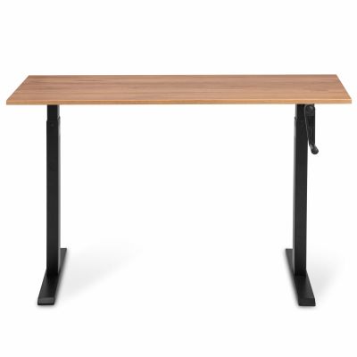 Комп'ютерний стіл Регульований ADAPWORK Smart Manual AdapDesk 138х68 18мм Golden Wood, Space Black (1061489143)