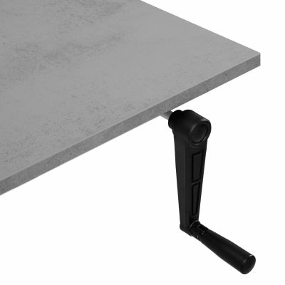 Комп'ютерний стіл Регульований ADAPWORK Smart Manual AdapDesk 138х68 18мм Smoky Gray, Snow White (1061489135) недорого