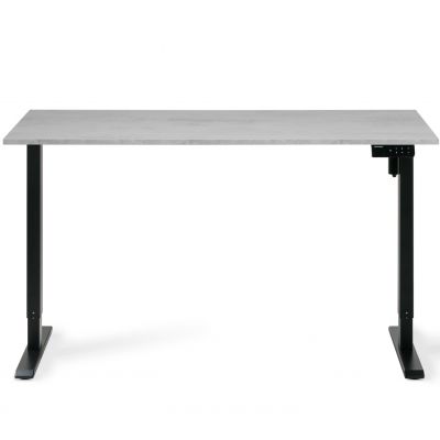 Регульований стіл ADAPWORK SmartDesk 18мм 136х66 Сірий бетон, Чорний (106735888) недорого