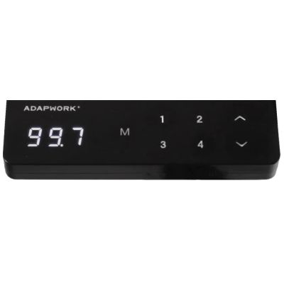 Регульований стіл ADAPWORK SmartDesk 2 18мм 136х66 Сірий бетон, Чорний (106936691) дешево