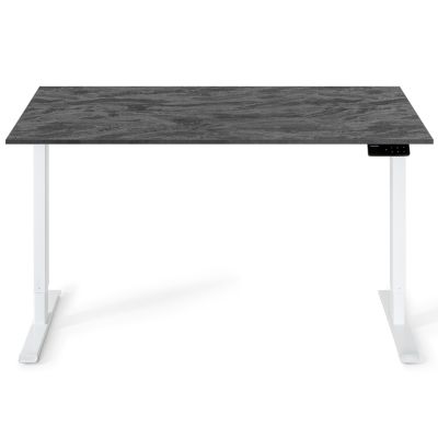 Регульований стіл ADAPWORK SmartDesk One Base 18мм 136х66 Чорний бетон, Білий (1061470010)