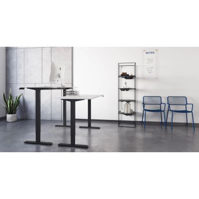 Регульований стіл ADAPWORK SmartDesk One Base 18мм 136х66 Білий, Чорний (1061470012) дешево