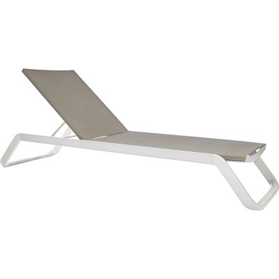 Шезлонг Vila taupe, white (1691271804)