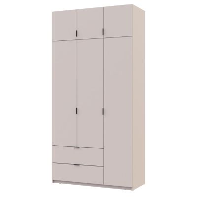 Шафа для одягу Лукас з антресолею 3 ДСП 135х50х240 Кашемір, Кашемір (1271483228) недорого