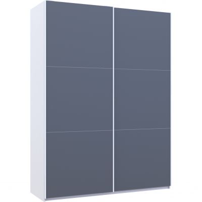 Шафа купе G-Caiser 2 ДСП / 3 частини 180х60х240 Білий, Графіт (1271175573)