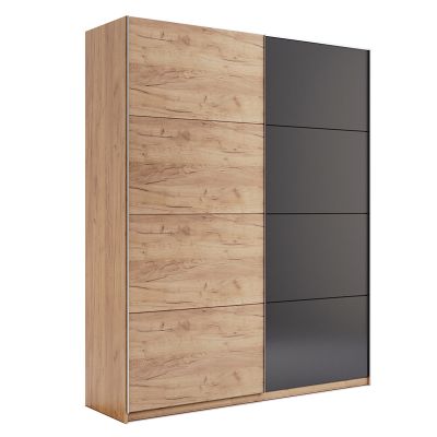 Шафа-купе Luna 1,5м Дуб Крафт, Мат Лава (94721082)