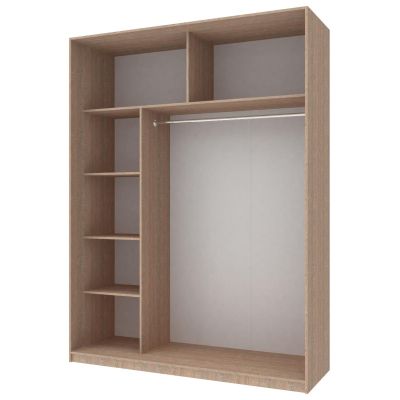 Шафа купе Сіті 24 1 ДСП / 1 дзеркало 180х60х240 Дуб сонома (127850140) дешево