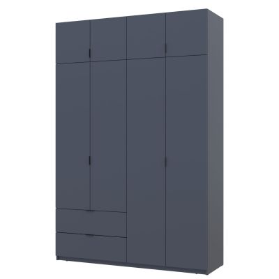 Шкаф Лукас 160х50х240 Графит (127852245) недорого