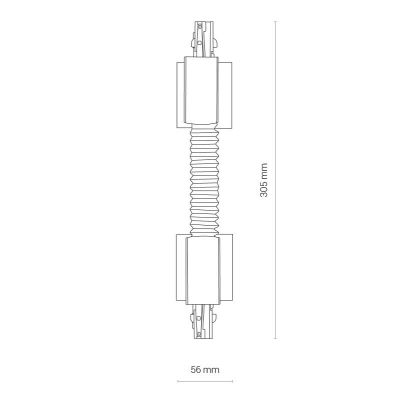 Соединитель Ctls Recessed Power Flex Connector IP20 Белый (109985872) дешево