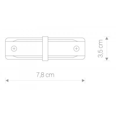 Соединитель Profile straight connector IP20 Белый (109986769) недорого
