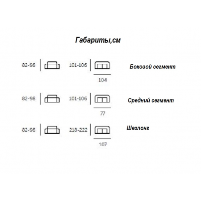 Софа Доменико R Дымчато-серый (23490772) дешево