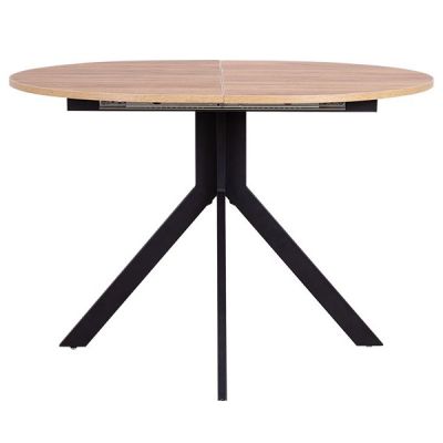 Стол ARGON LOFT H18 1100х900 Дуб золотой, black (211205460)