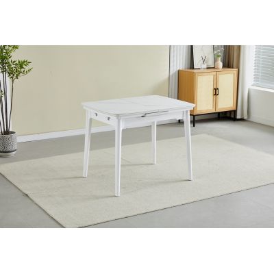 Стол Askold 120х80 Snow White Matt, Белый (1011489639) с доставкой