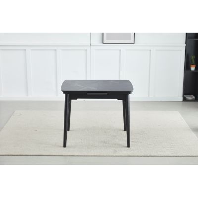 Стол Askold 95х70 Shks Black Matt, Черный (1011489630) с доставкой