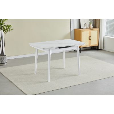 Стол Askold 95х70 Snow White Matt, Белый (1011489632) с доставкой