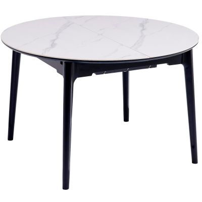 Стіл Askold R D120 Snow White Matt, Чорний (1011489626)