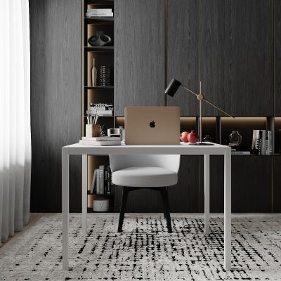 Письменный стол Brevity Loft Mid 90х67 ДСП Белый, Белый (931380288) дешево