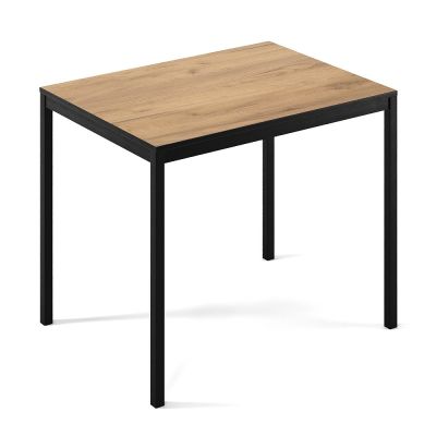 Письменный стол Brevity Loft Mid 90х67 ДСП Дуб крафт золотой, Черный (931380283)