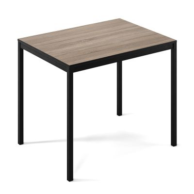 Стол Brevity Loft Mid 90х67 ДСП Дуб винтаж оксид, Черный (931380285)