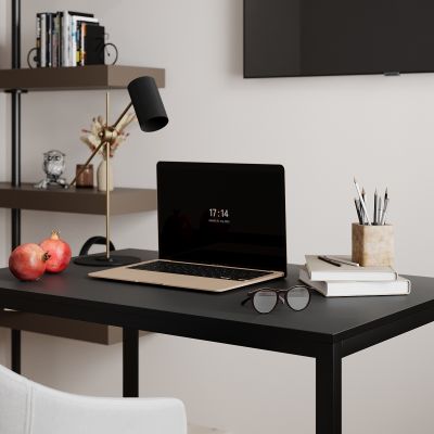 Стол Brevity Loft Mid 90х67 ДСП Графит, Черный (931380284) недорого