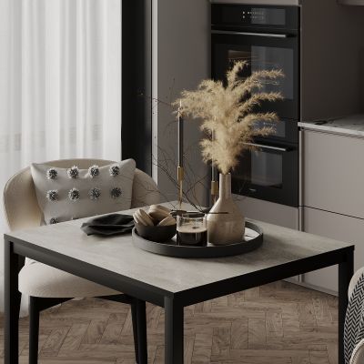 Стіл Brevity Loft Mini 67х67 ДСП Ательє світлий, Чорний (931380279) дешево