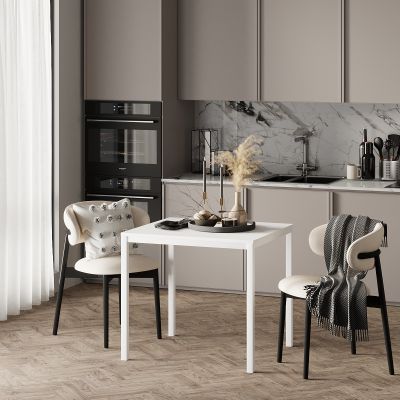 Стіл Brevity Loft Mini 67х67 ДСП Білий, Білий (931380281) дешево