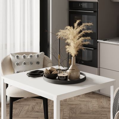 Стіл Brevity Loft Mini 67х67 ДСП Білий, Білий (931380281) недорого