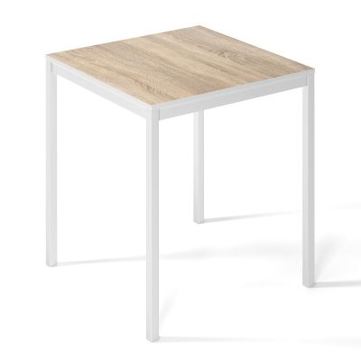 Стіл Brevity Loft Mini 67х67 ДСП Дуб Сонома, Білий (931380282)