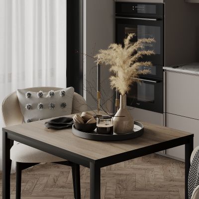 Стіл Brevity Loft Mini 67х67 ДСП Дуб вінтаж оксид, Чорний (931380278) дешево