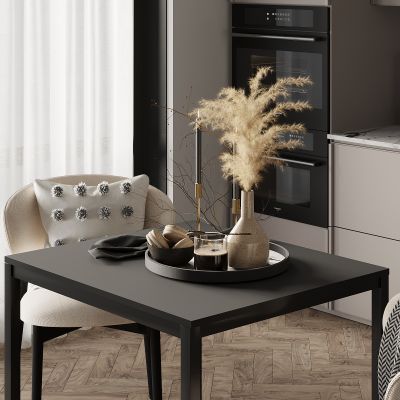 Стіл Brevity Loft Mini 67х67 ДСП Графіт, Чорний (931380277) недорого