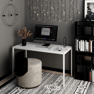 Стол Brevity Loft Standart 140х67 ДСП Белый, Белый (931380295) дешево