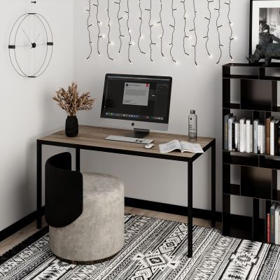 Стол Brevity Loft Standart 140х67 ДСП Дуб винтаж оксид, Черный (931380292) недорого