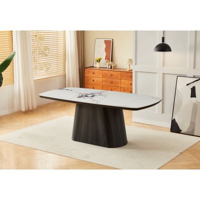 Стіл Clement 200х100 PP White Glossy (1011489619) с доставкой