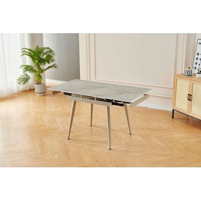 Стол Connor 90х75 Shks Beige Glossy, Сахара (1011489649) с доставкой