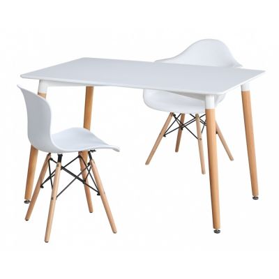 Обідній стіл HATTA Corner 120x80 Білий (44462828) дешево