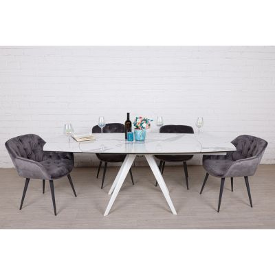 Стіл Coventry 130х90 Білий глянець (52487850) дешево