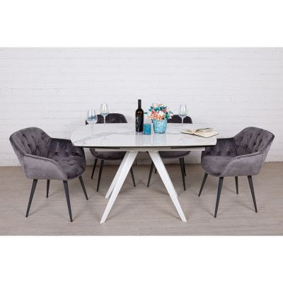 Стіл Coventry 130х90 Білий глянець (52487850) недорого