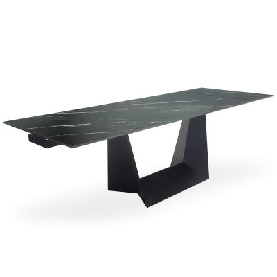 Стіл Edmund 160х90 Marquina Black Matt (1011489608) с доставкой